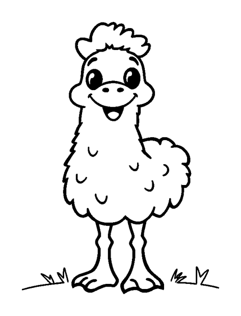 Aye Aye colouring page — free printable for kids