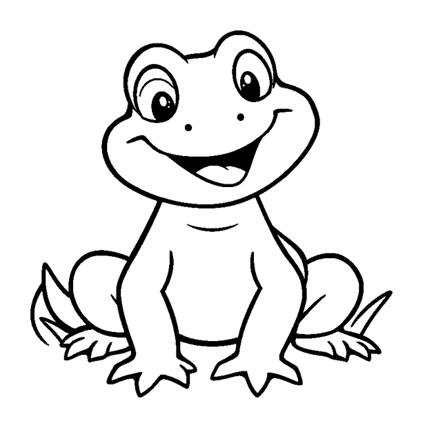 Newt colouring page — free printable for toddlers