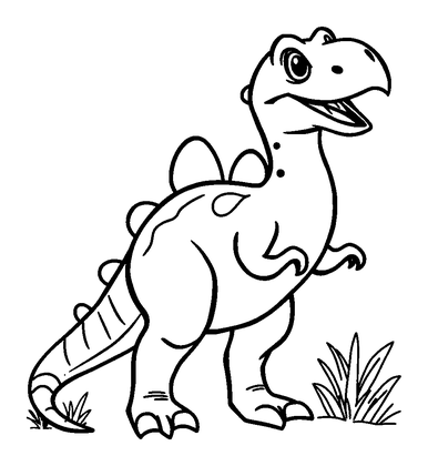 Oviraptor Colouring Page (Kids, Standard)