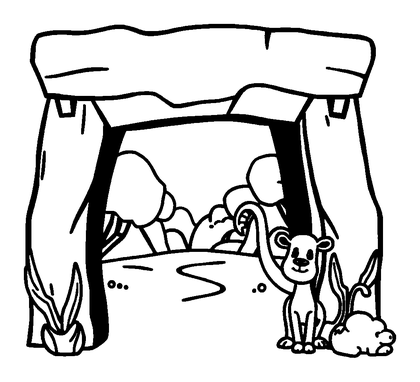 Zoo Entrance Colouring Page (Kids, Standard)