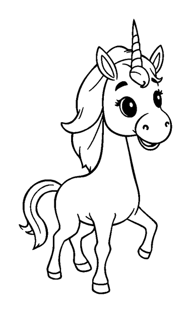 Centaur colouring page — free printable for toddlers