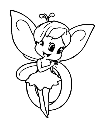 Fairy Ring Colouring Page (Kids, Standard)