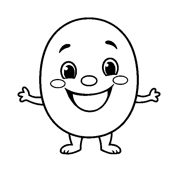 Friendly Shadow colouring page — free printable for kids