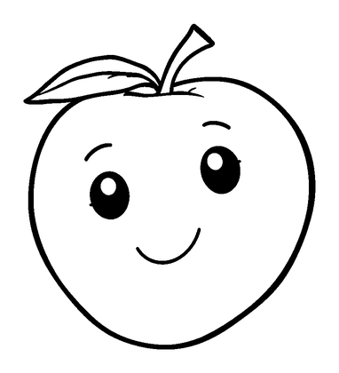 Apricot Colouring Page (Kids, Standard)