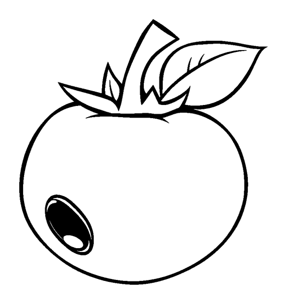 Blueberry colouring page — free printable for kids