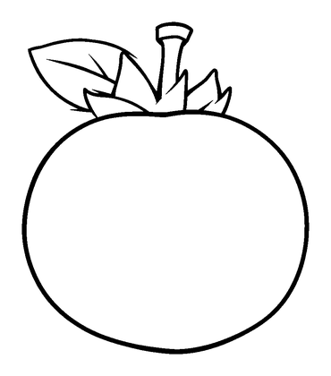 Blueberry Colouring Page (Toddler, Bold & Easy)