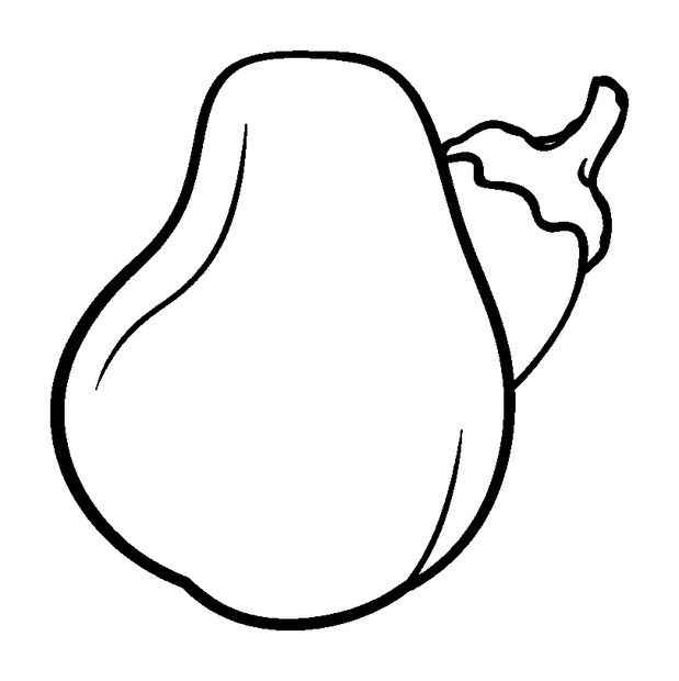 Courgette colouring page — free printable for kids