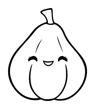 Fig Colouring Page (Kids, Bold & Easy)