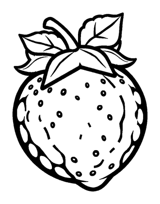 Gooseberry Colouring Page (Kids, Standard)