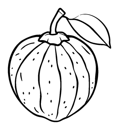 Honeydew Colouring Page (Kids, Bold & Easy)