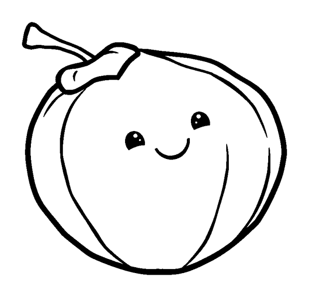 Honeydew colouring page — free printable for toddlers