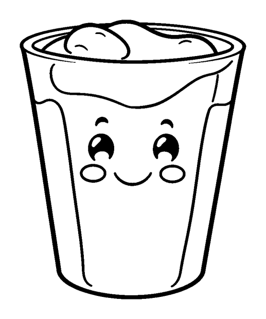 Jelly Cup colouring page — free printable for toddlers