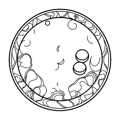 Arcade Button Colouring Page (Teens, Standard)