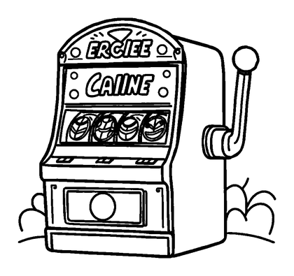 Arcade Coin Slot Colouring Page (Teens, Standard)