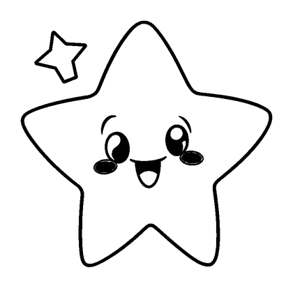 Bonus Star Colouring Page (Kids, Standard)