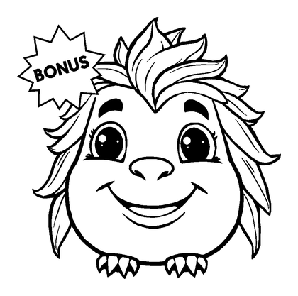 Bonus Star Colouring Page (Teens, Standard)