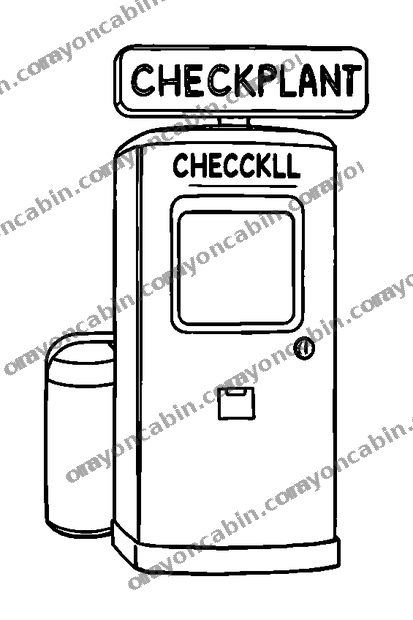 Checkpoint Banner colouring page — free printable for teens