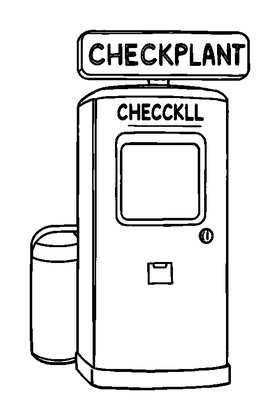 Checkpoint Banner Colouring Page (Teens, Standard)