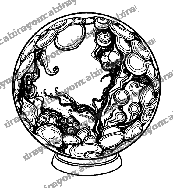Experience Orb colouring page — free printable for teens