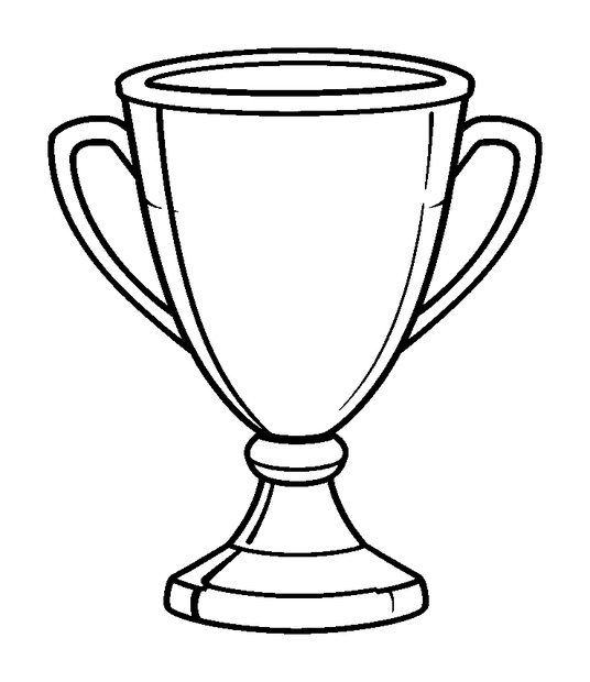 High Score Cup colouring page — free printable for kids