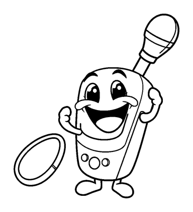 Joystick Colouring Page (Teens, Standard)