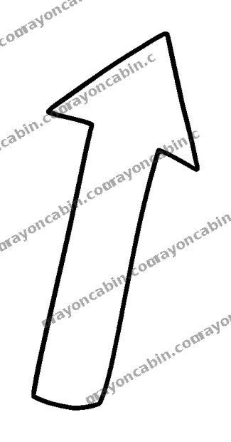 Level Up Arrow colouring page — free printable for teens