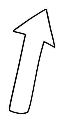 Level Up Arrow Colouring Page (Teens, Standard)