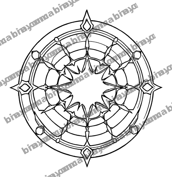 Magic Circle Spell colouring page — free printable for teens