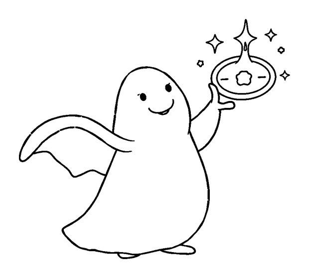 Magic Circle Spell colouring page — free printable for toddlers