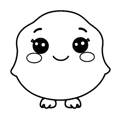Pixel Key Colouring Page (Toddler, Bold & Easy)