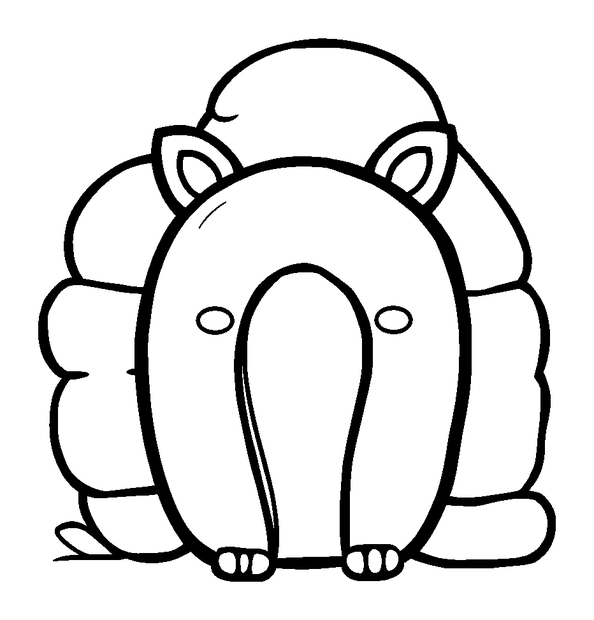 Pixel Portal colouring page — free printable for kids