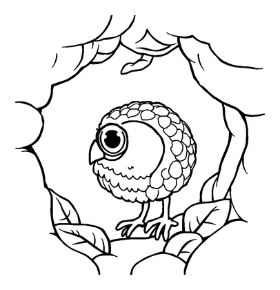 Pixel Portal Colouring Page (Teens, Standard)
