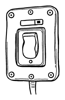 Power Switch Colouring Page (Teens, Standard)