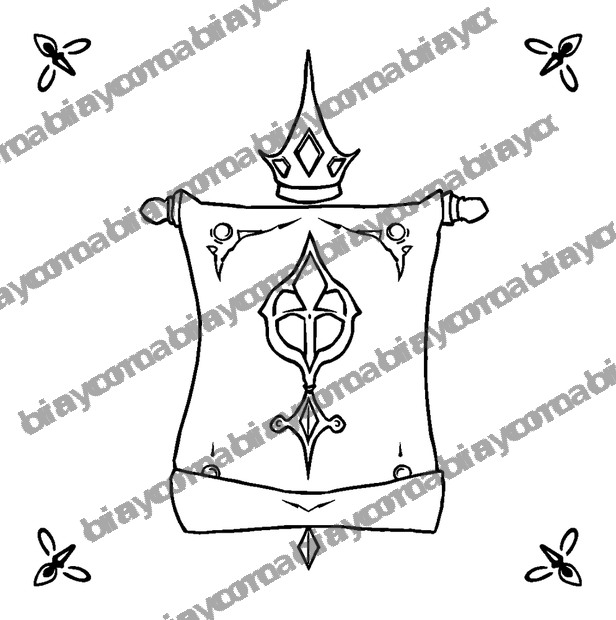 Spell Scroll Game colouring page — free printable for teens