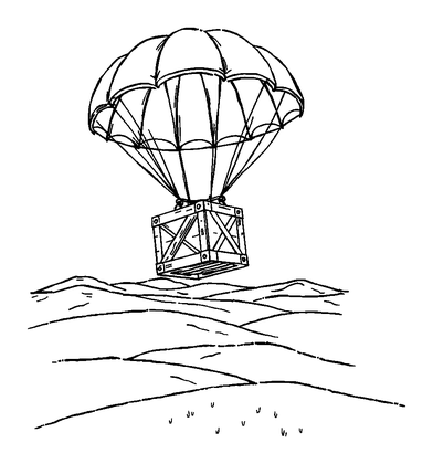 Supply Crate Drop Colouring Page (Teens, Standard)