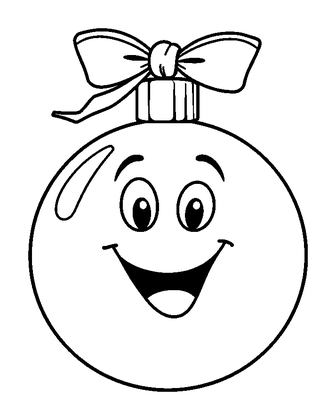 Christmas Bauble Colouring Page (Kids, Standard)