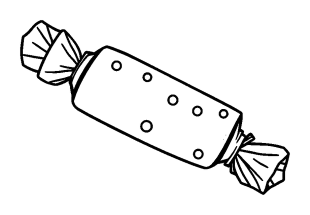 Christmas Cracker colouring page — free printable for kids
