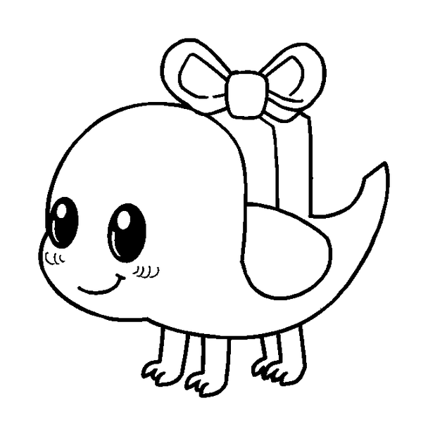 Gift colouring page — free printable for kids