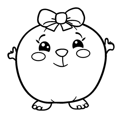 Gift Colouring Page (Toddler, Standard)