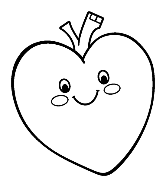Heart colouring page — free printable for toddlers