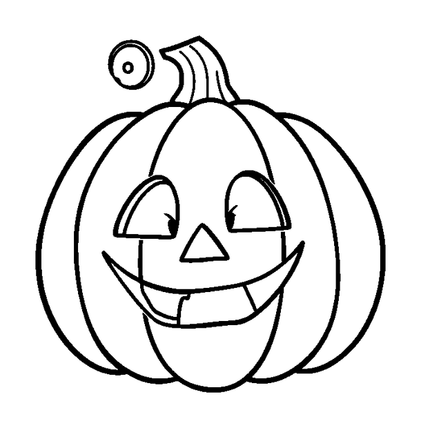 Jack O Lantern colouring page — free printable for kids