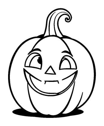 Jack O Lantern Colouring Page (Kids, Standard)