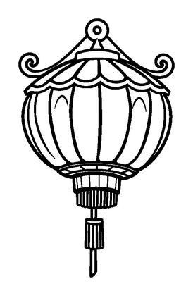 Lantern Festival Colouring Page (Kids, Standard)