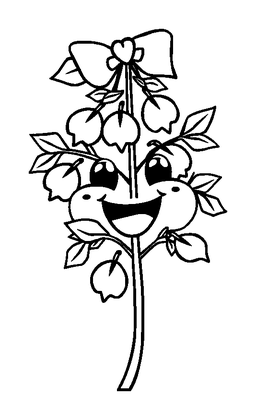 Mistletoe Colouring Page (Kids, Standard)