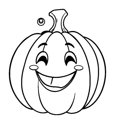 Pumpkin Colouring Page (Kids, Standard)