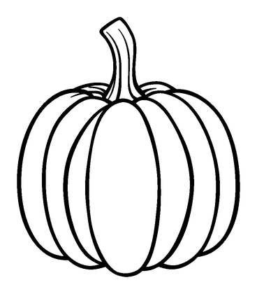 Pumpkin Colouring Page (Kids, Standard)
