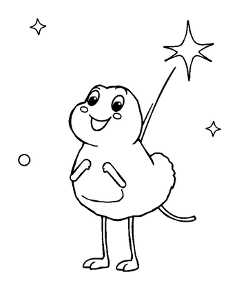 Sparkler Colouring Page (Kids, Standard)