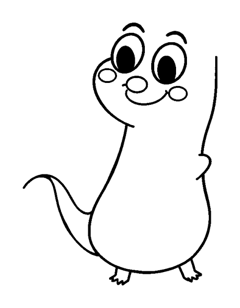 Streamers colouring page — free printable for kids