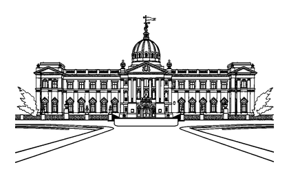 Buckingham Palace Colouring Page (Teens, Standard)