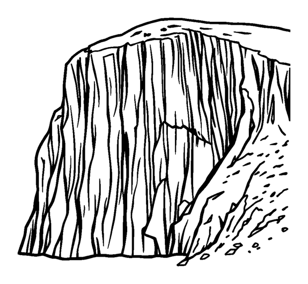 Cliffs Of Moher colouring page — free printable for kids
